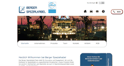 Desktop Screenshot of berger-spezialkabel.de