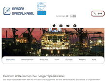 Tablet Screenshot of berger-spezialkabel.de